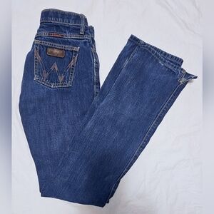 Womens Wrangler CASH Riding Jeans Bootcut 3/4 x 34